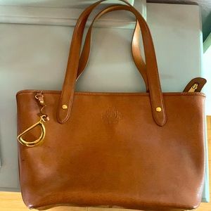 Ralph Lauren Tote Tan Color